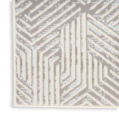 Nourison Home Grafix  Grey  Contemporary