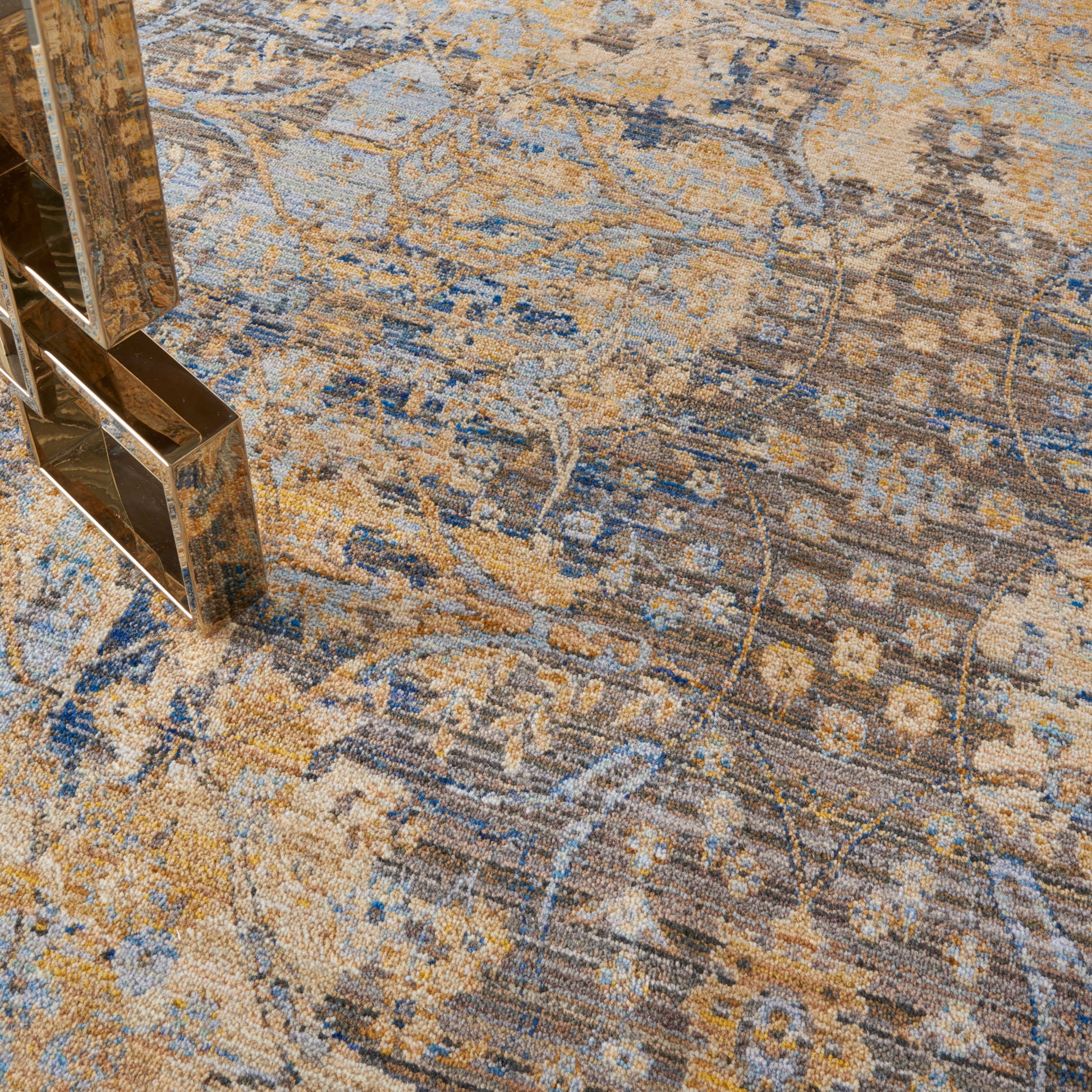 Nourison Home Majestic  Beige Blue  Transitional