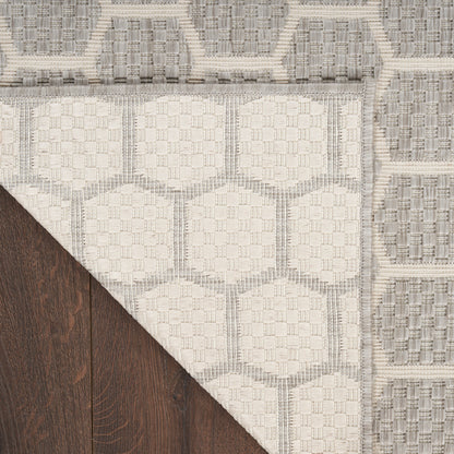 Nourison Home Twist Reversible  Grey  Contemporary