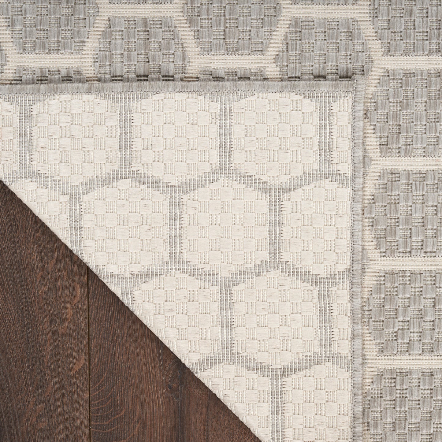 Nourison Home Twist Reversible  Grey  Contemporary