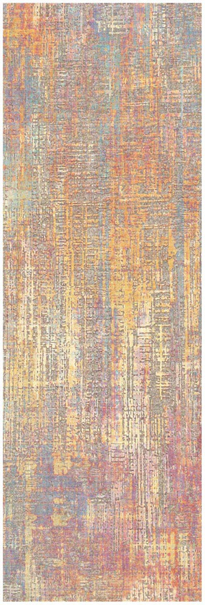 Nourison Home Botanical Washables BOT05 Multicolor Contemporary Machine Woven Rug