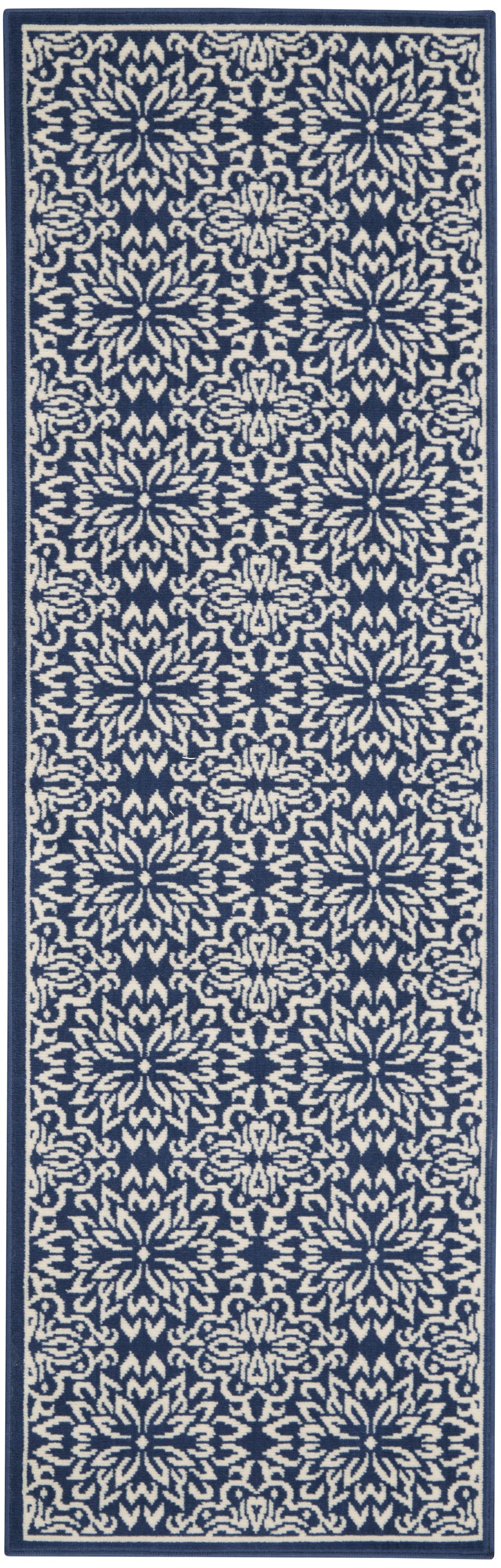 Nourison Home Jubilant JUB06 Navy Ivory Transitional Power-loomed Rug