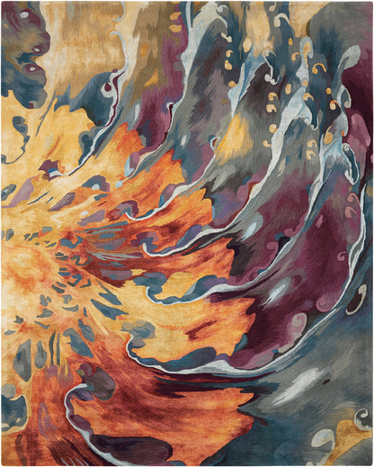 Nourison Home Prismatic PRS08 Multicolor Contemporary Hand Tufted Rug
