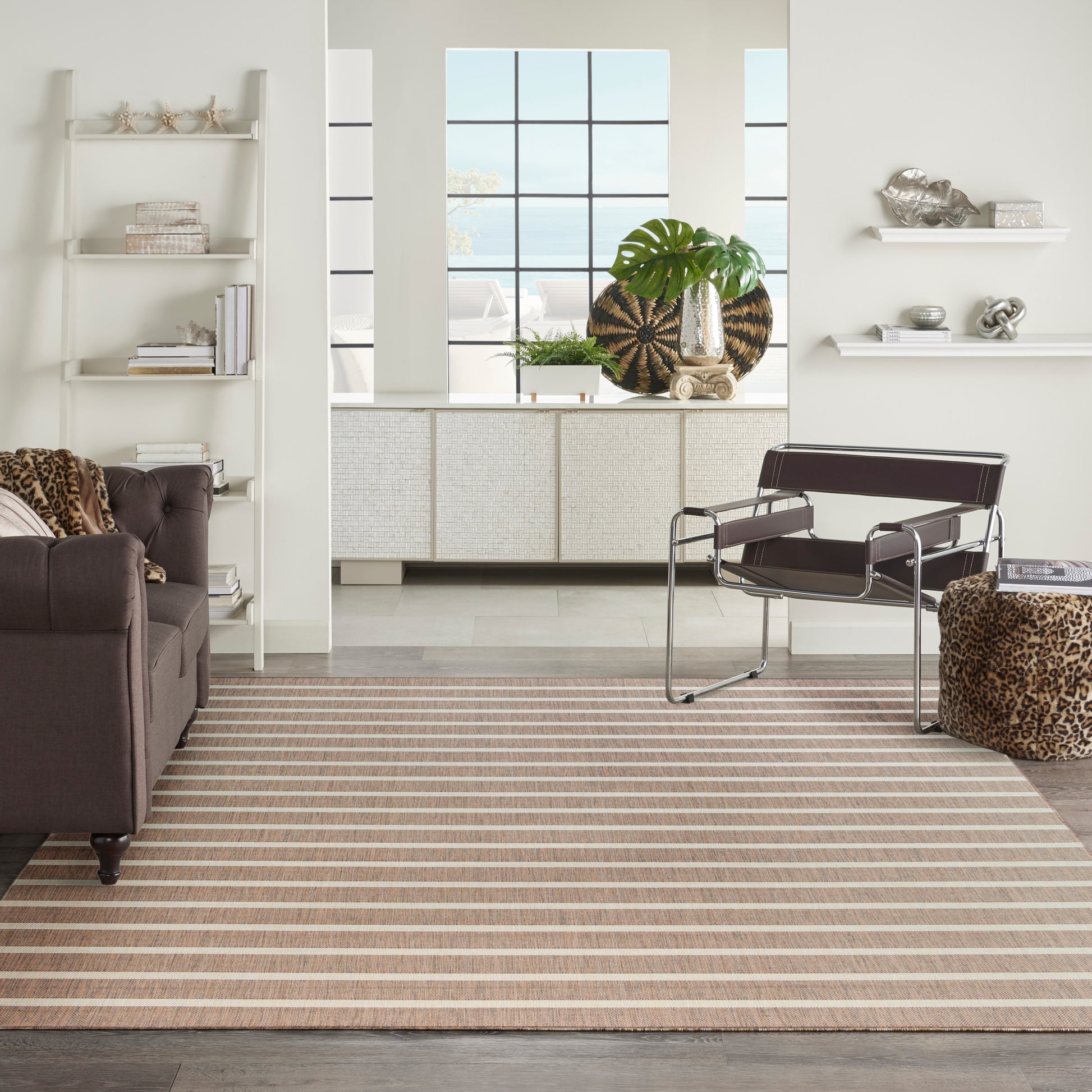 Nourison Home Positano  Jute Ivory  Contemporary