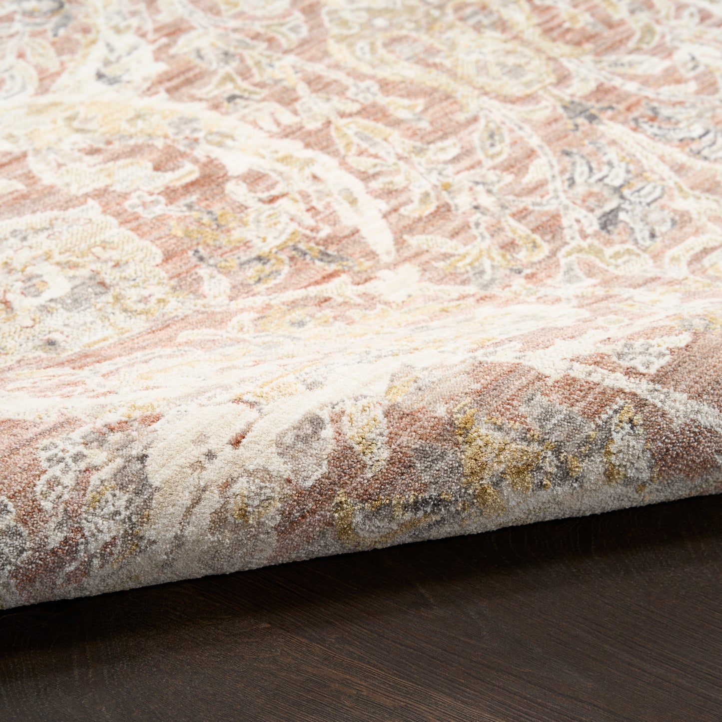 Nourison Home Antique Fusion  Brick  Traditional