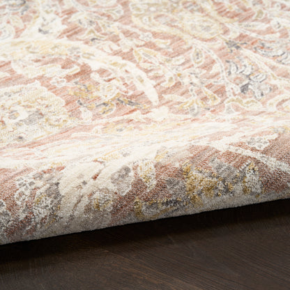 Nourison Home Antique Fusion  Brick  Traditional