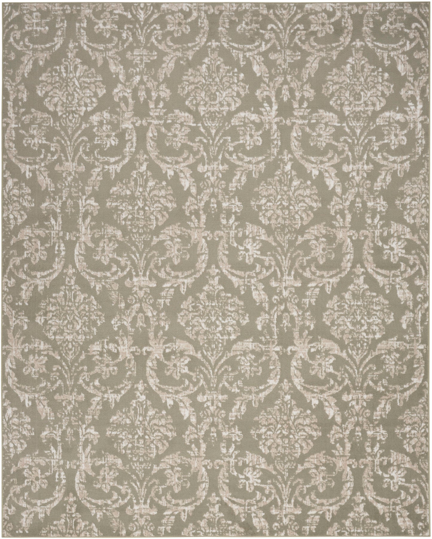 Nourison Home Jubilant JUB09 Olive Transitional Power-loomed Rug