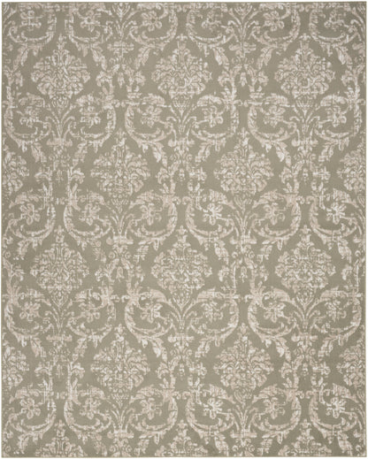 Nourison Home Jubilant JUB09 Olive Transitional Power-loomed Rug