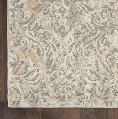 Nourison Home Marmara  Grey Ivory  Contemporary