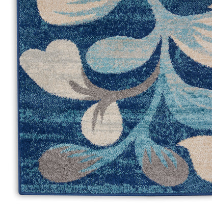 Nourison Home Tranquil  Navy  Contemporary