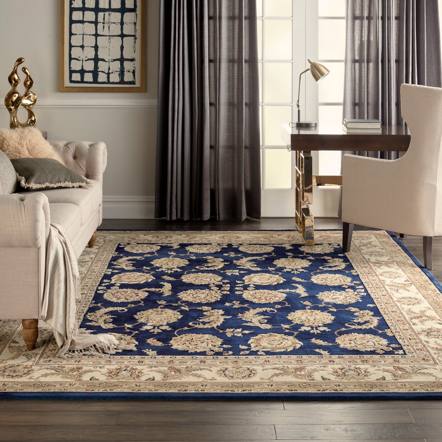 Nourison Home Nourison 2000  Navy  Traditional