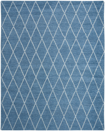 Nourison Home Azure AZU01 Navy Contemporary Hand Woven Rug