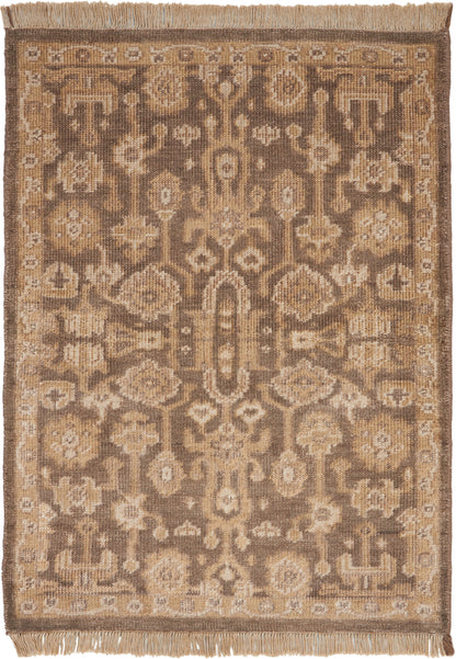 Nourison Home Aldora ALD06 Mocha Traditional Hand Knotted Rug