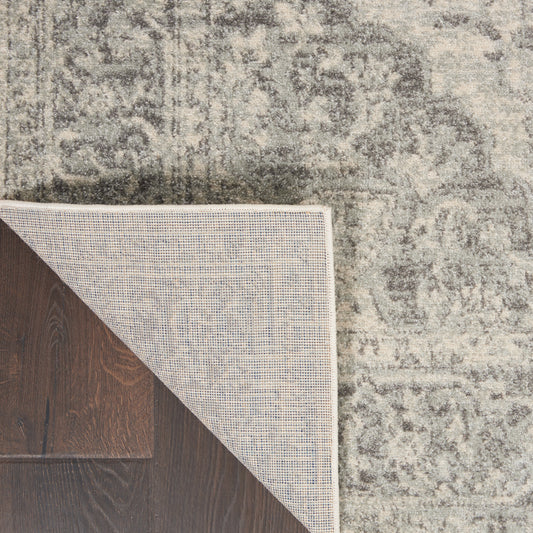 Nourison Home Tranquil  Ivory Grey  Traditional