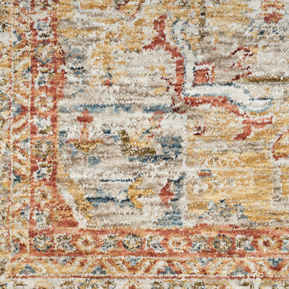 Nourison Home Sahar  Ivory Rust  Traditional