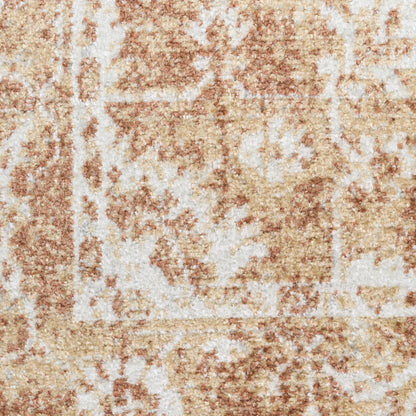 Nourison Home Astra Machine Washable  Rust  Traditional
