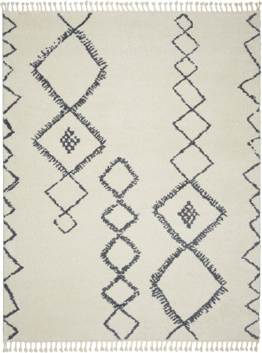 Nourison Home Serenity Shag  Ivory Slate  