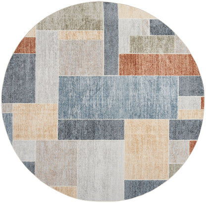 Nourison Home Astra Machine Washable ASW09 Multicolor Contemporary Power-loomed Rug