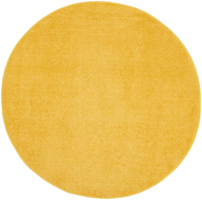 Nourison Home Nourison Essentials NRE01 Yellow Contemporary Power-loomed Rug