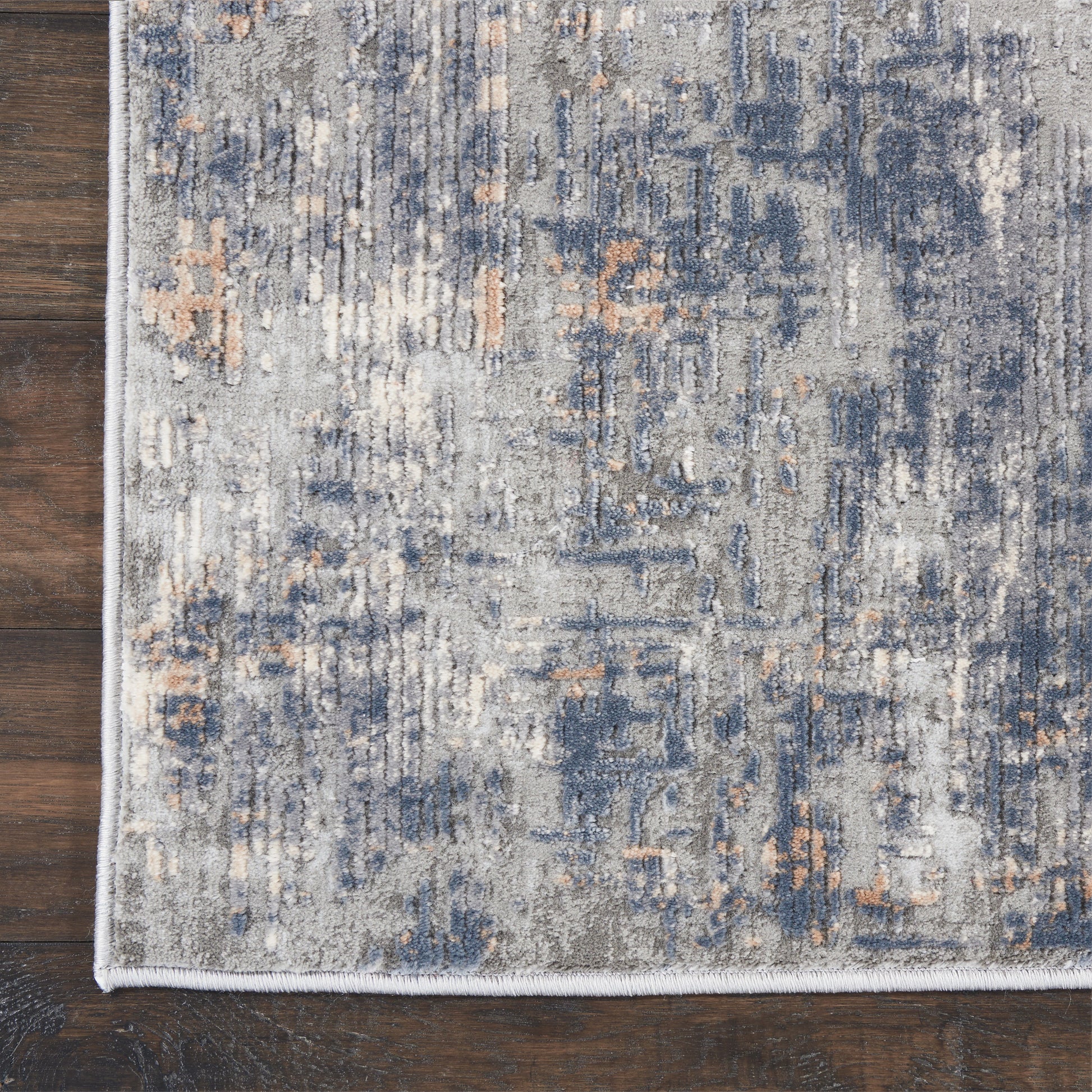 Nourison Home Rustic Textures  Grey Beige  Contemporary