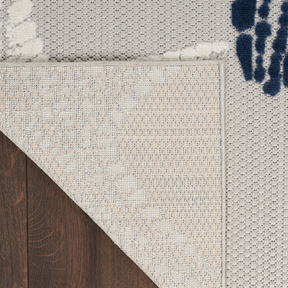 Nourison Home Aloha  Grey Multicolor  Contemporary