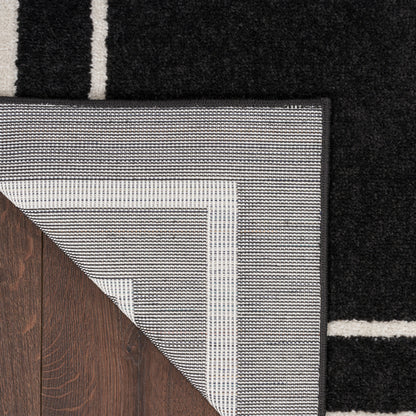 Nourison Home Nourison Essentials  Black Ivory  Contemporary