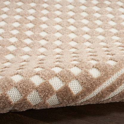 Nourison Home Care Free  Brown  Contemporary