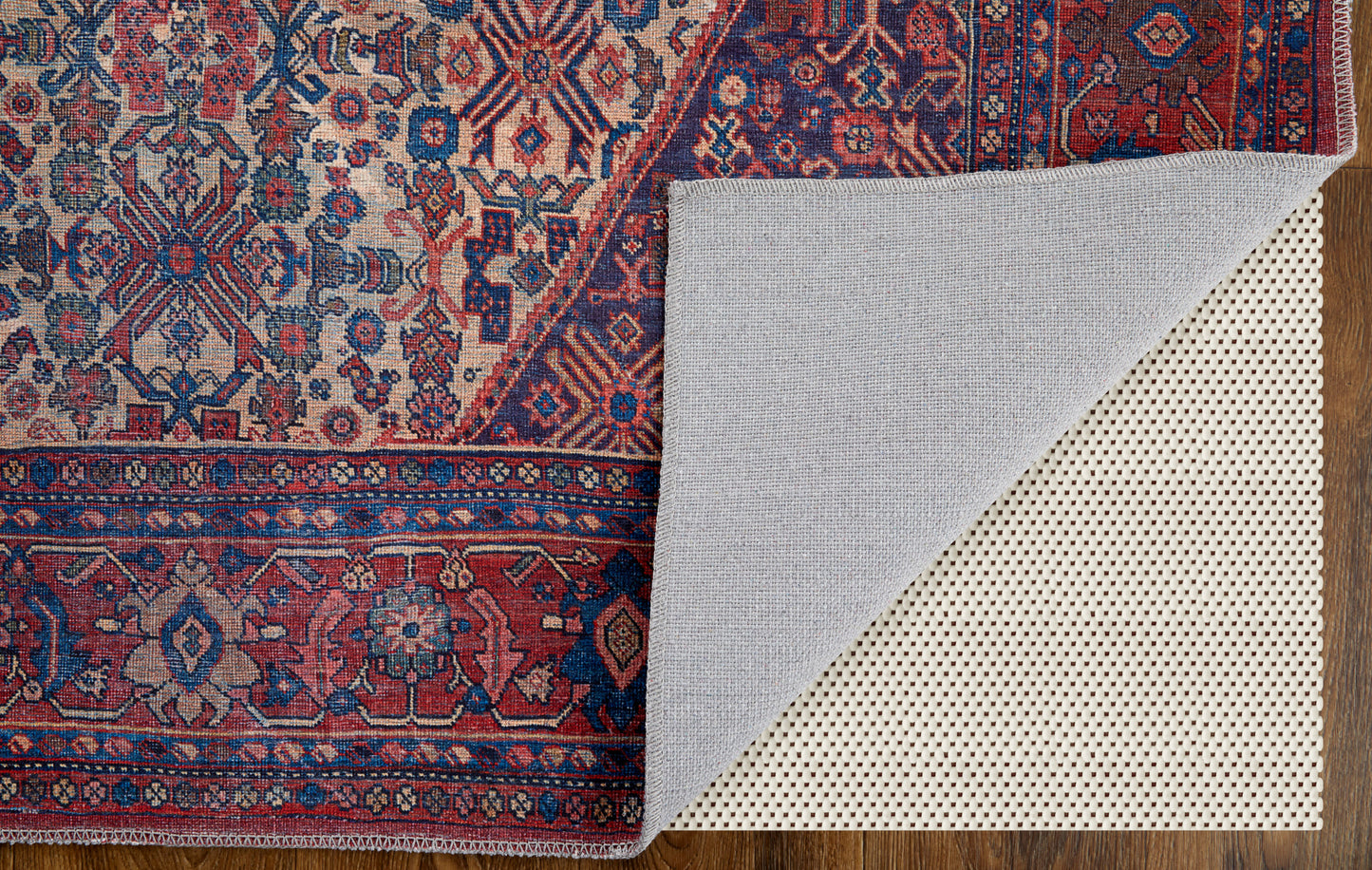 Feizy Rawlins  Beige Red Transitional/Bohemian & Eclectic/Vintage