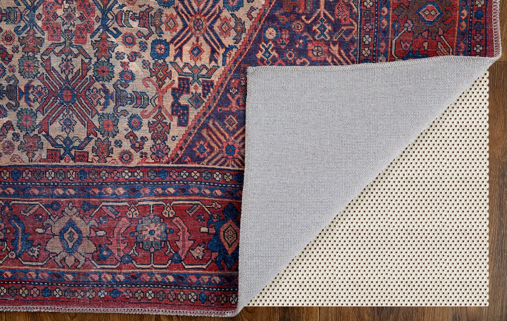 Feizy Rawlins  Beige Red Transitional/Bohemian & Eclectic/Vintage
