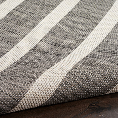 Nourison Home Positano  Charcoal Ivory  Contemporary