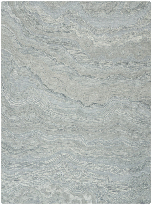 Nourison Home Graceful  Blue  Contemporary