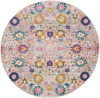 Nourison Home Passion PSN01 Silver Transitional Power-loomed Rugs