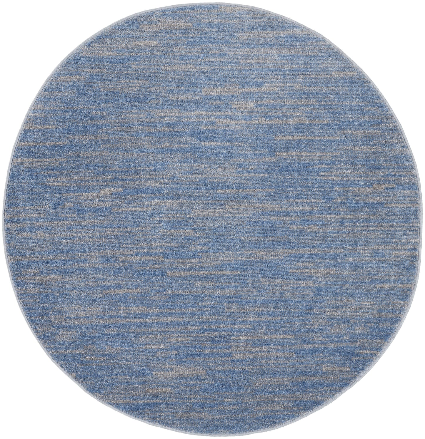 Nourison Home Nourison Essentials NRE01 Blue Grey Contemporary Power-loomed Rug