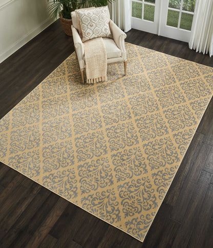 Nourison Home Grafix  Cream  Transitional