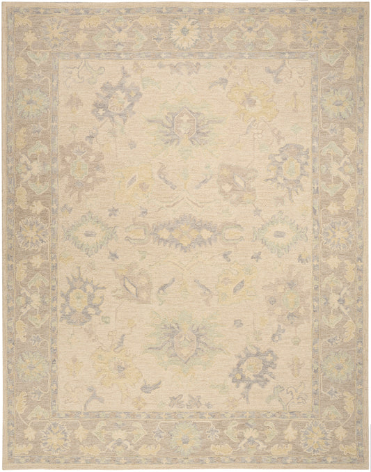 Nourison Home Maison  Ivory Taupe  Traditional