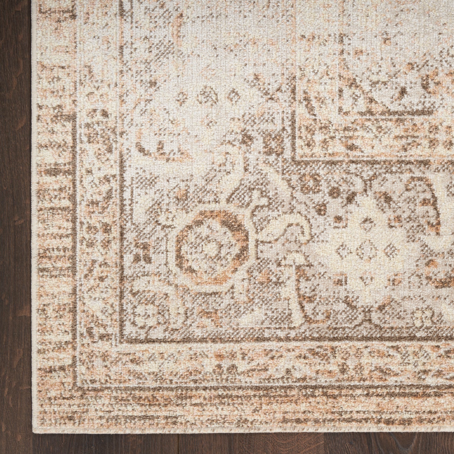Nourison Home Astra Machine Washable  Beige  Traditional