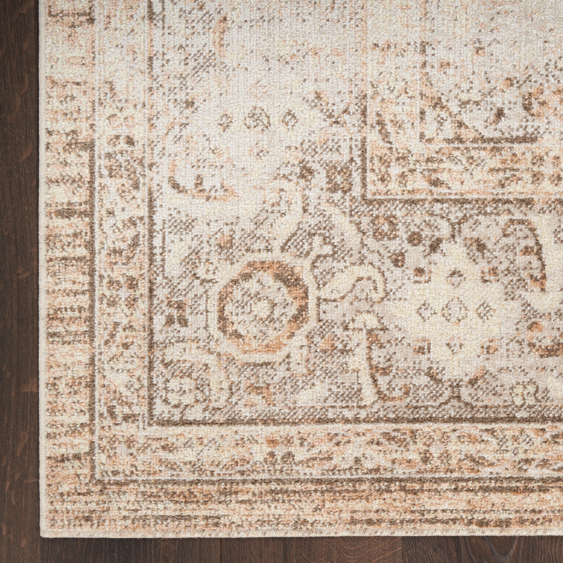 Nourison Home Astra Machine Washable  Beige  Traditional