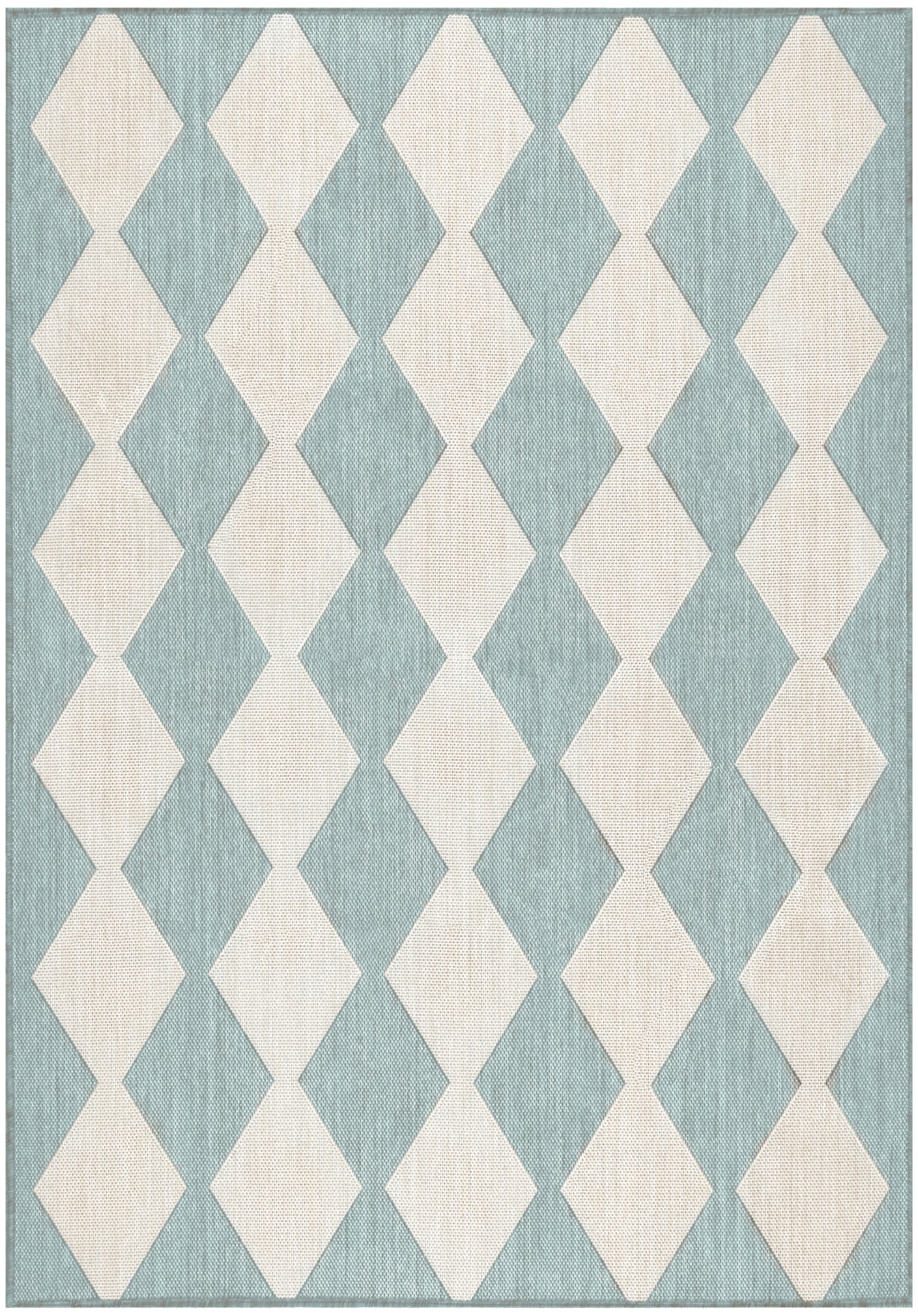 Nourison Home Positano POS04 Aqua Contemporary Power-loomed Rug