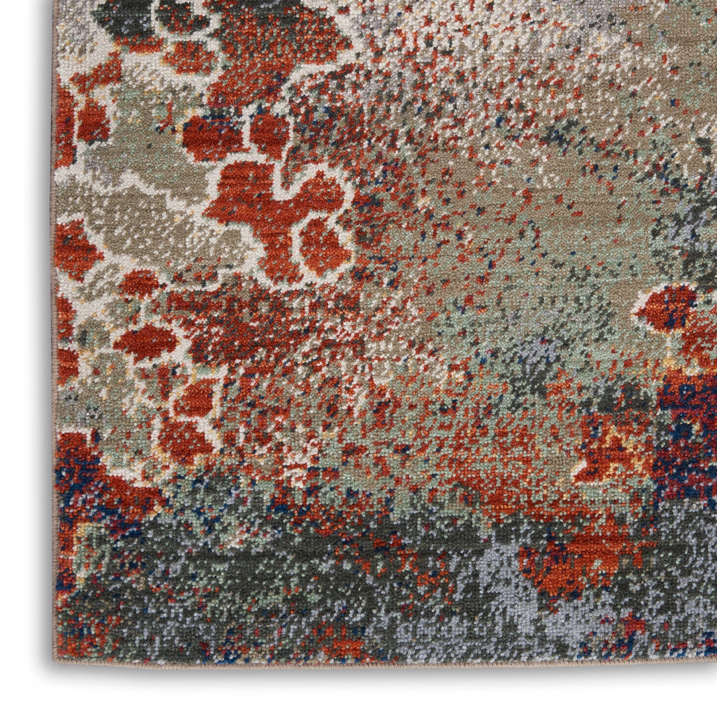 Nourison Home Artworks  Seafoam Brick  Contemporary