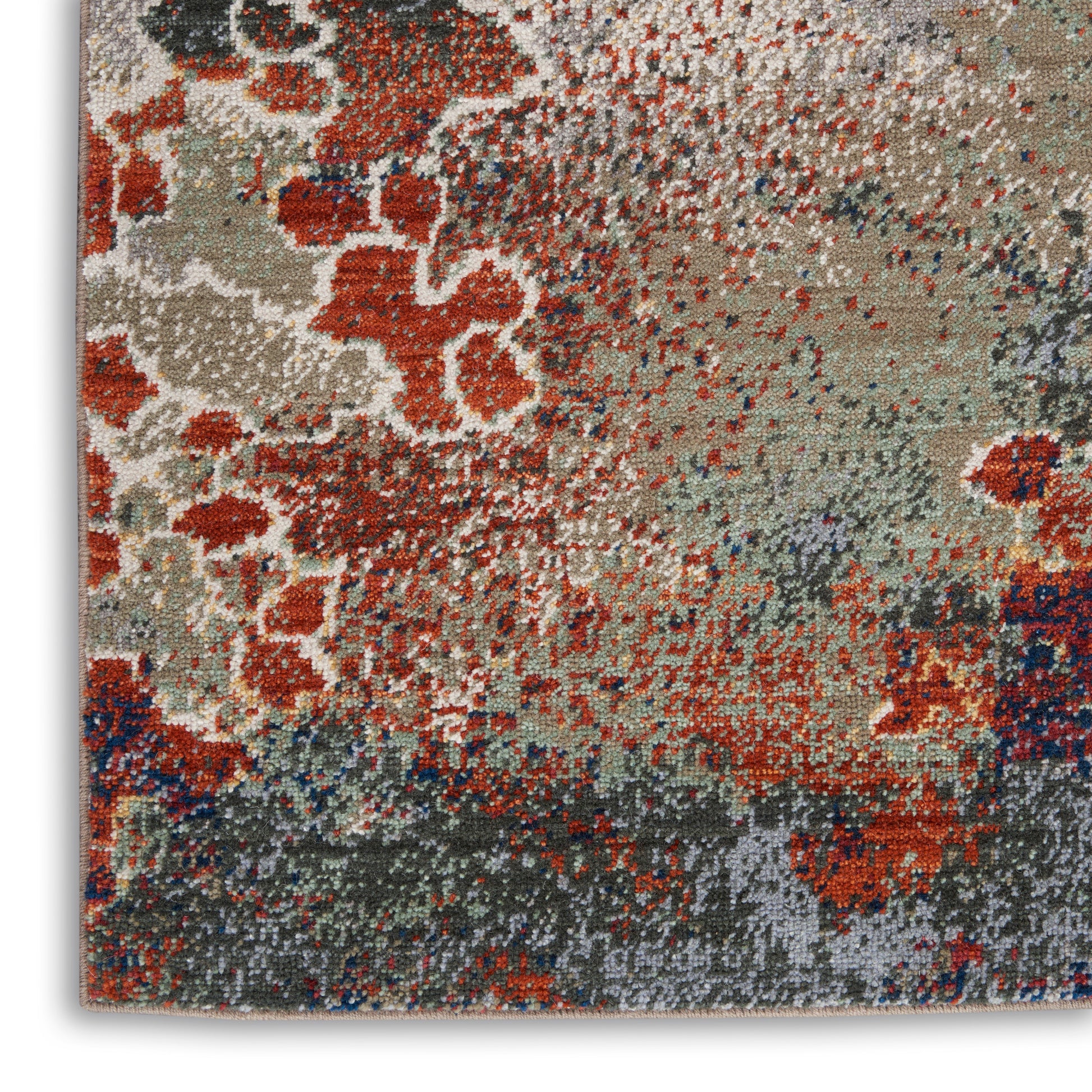 Nourison Home Artworks  Seafoam Brick  Contemporary