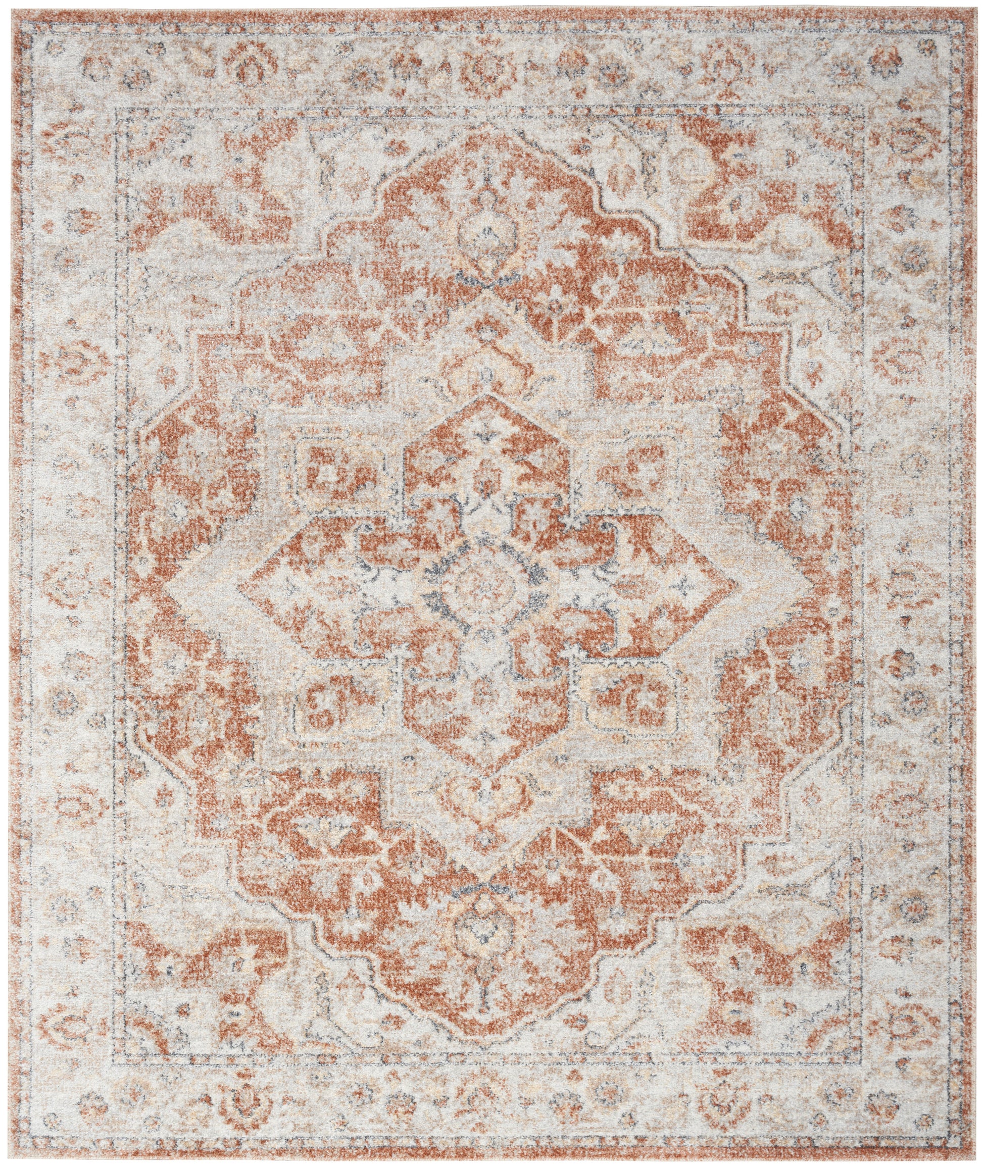 Nourison Home Astra Machine Washable  Gold Multicolor  Traditional