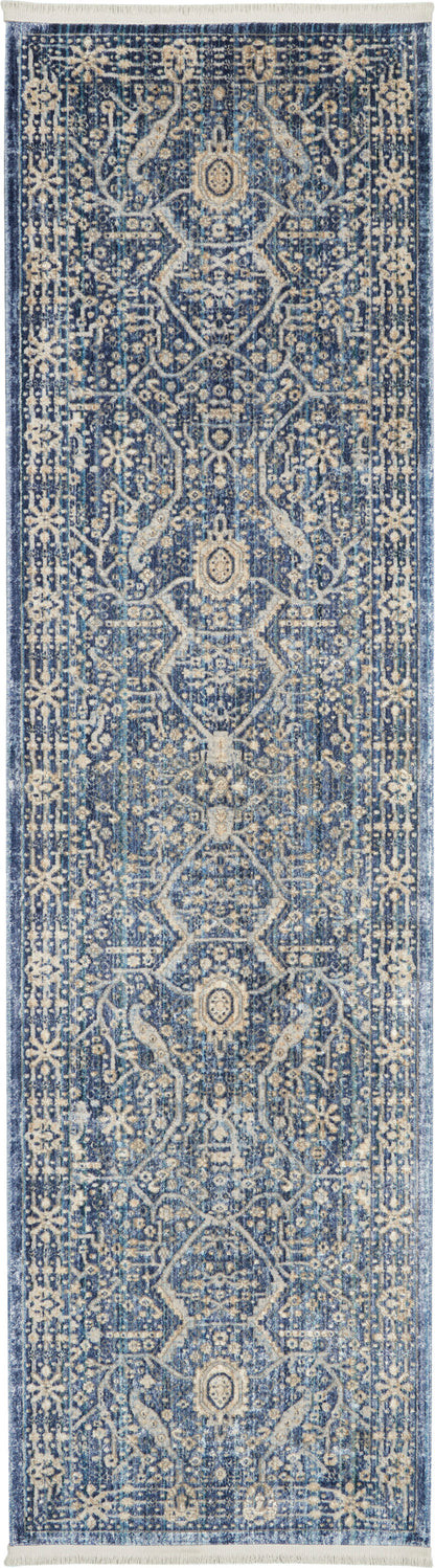 Nourison Home Lustrous Weave LUW03 Blue  Power-loomed Rug