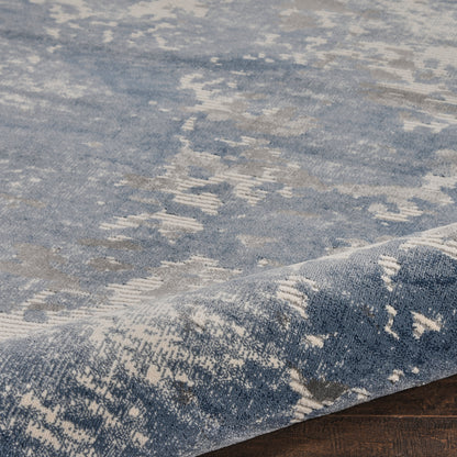 Nourison Home Rustic Textures  Grey Blue  Contemporary