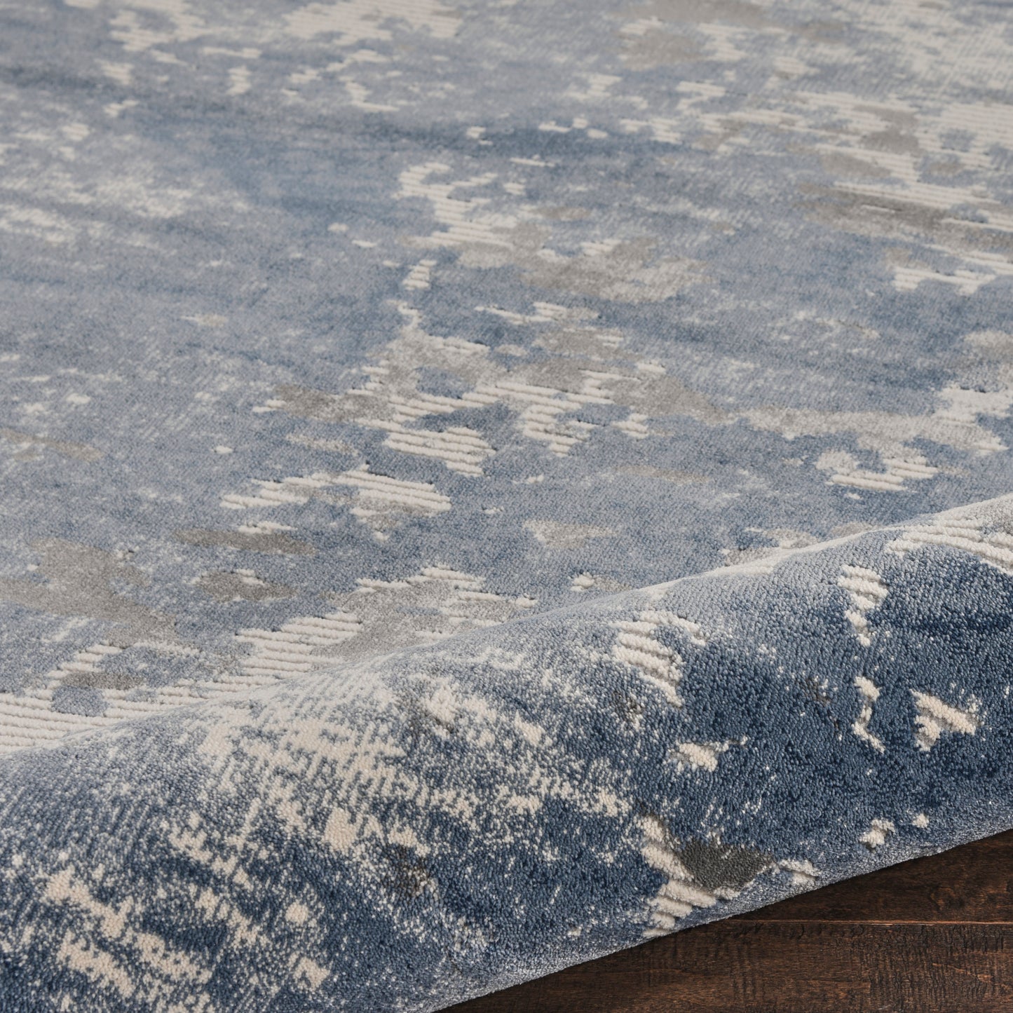 Nourison Home Rustic Textures  Grey Blue  Contemporary