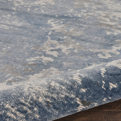 Nourison Home Rustic Textures  Grey Blue  Contemporary