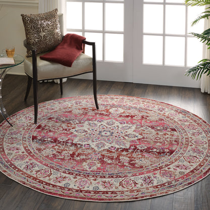 Nourison Home Vintage Kashan  Red  Traditional