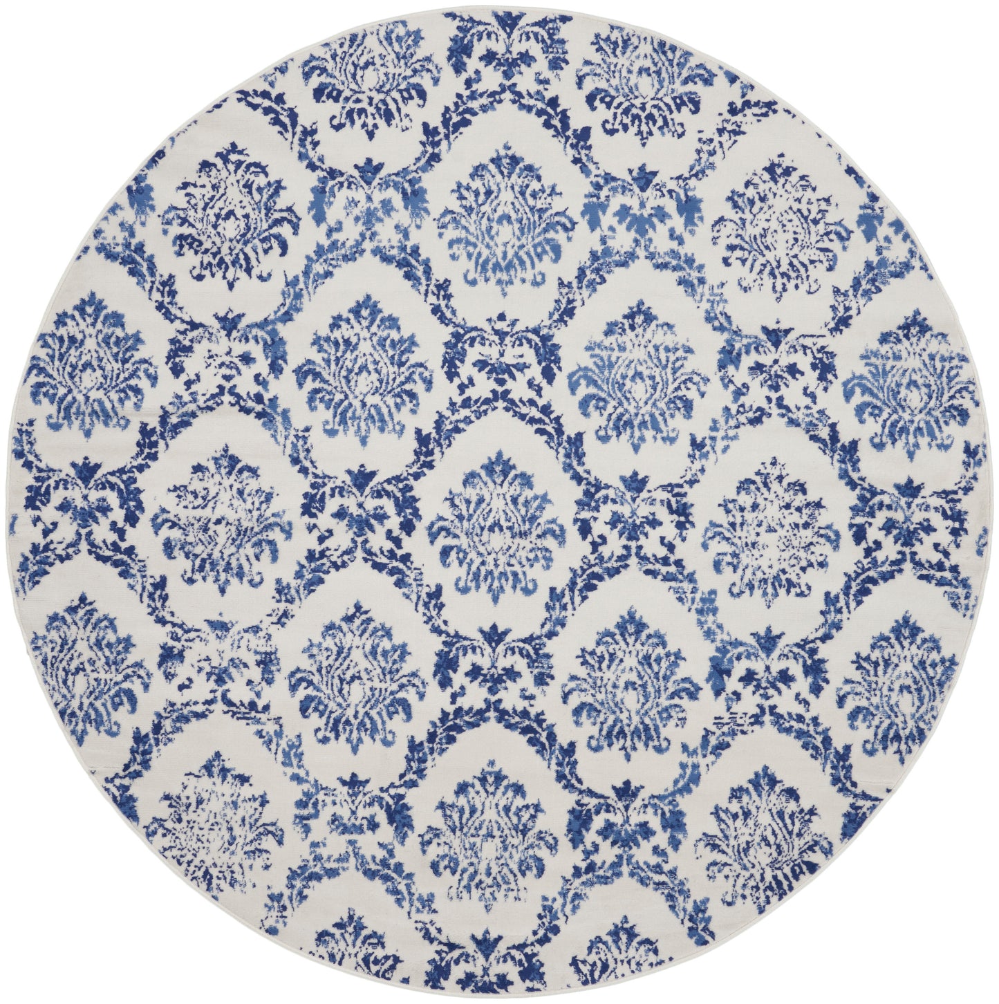 Nourison Home Whimsicle WHS01 Ivory Navy Contemporary Power-loomed Rug