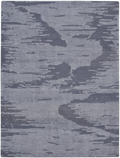 Michael Amini Ma30 Star SMR02 Blue Contemporary Hand Tufted Rug
