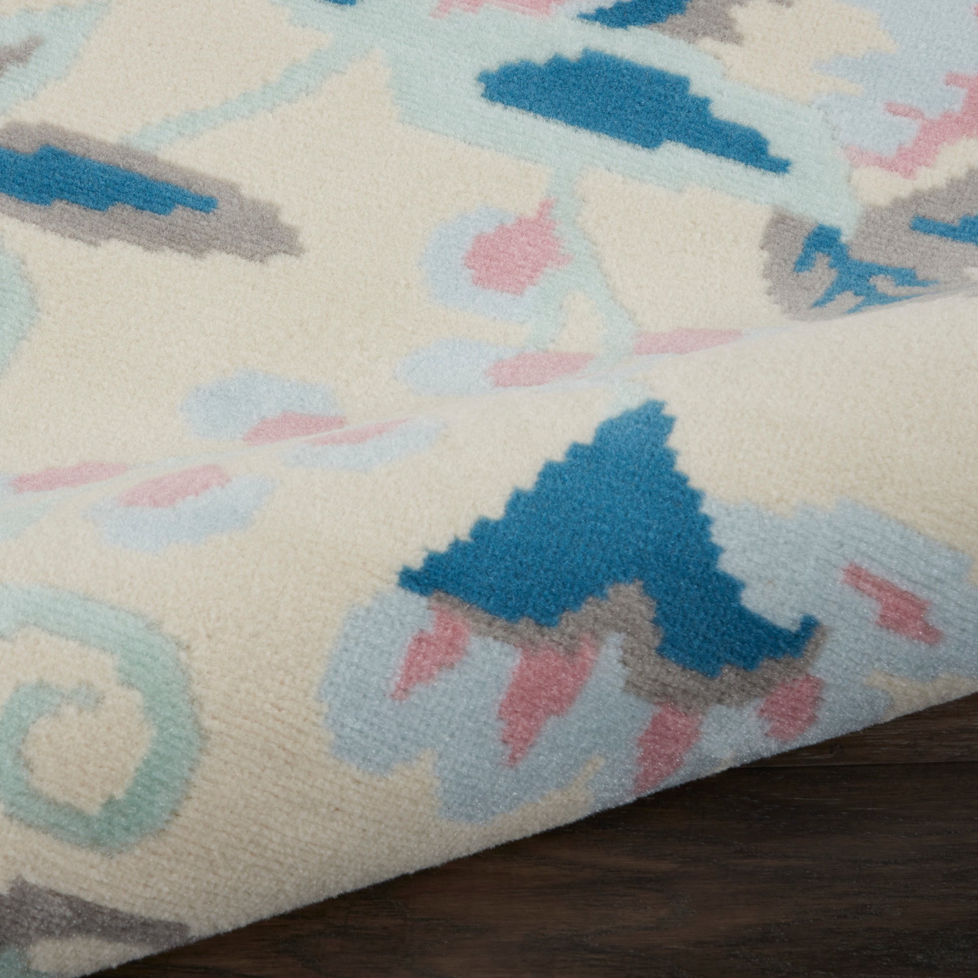 Nourison Home Jubilant  Ivory Multicolor  Contemporary