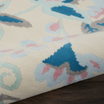 Nourison Home Jubilant  Ivory Multicolor  Contemporary